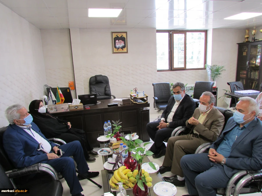 بازدید خیّر نیک اندیش غلامعلی توکلی از دانشگاه فرهنگیان استان مرکزی 6