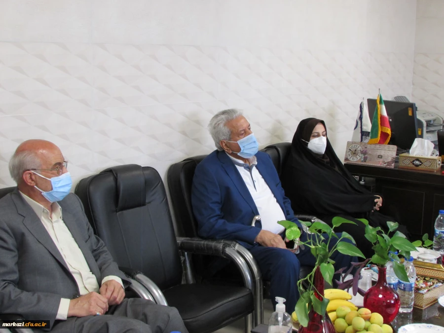 بازدید خیّر نیک اندیش غلامعلی توکلی از دانشگاه فرهنگیان استان مرکزی 7