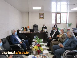 بازدید خیّر نیک اندیش غلامعلی توکلی از دانشگاه فرهنگیان استان مرکزی 8