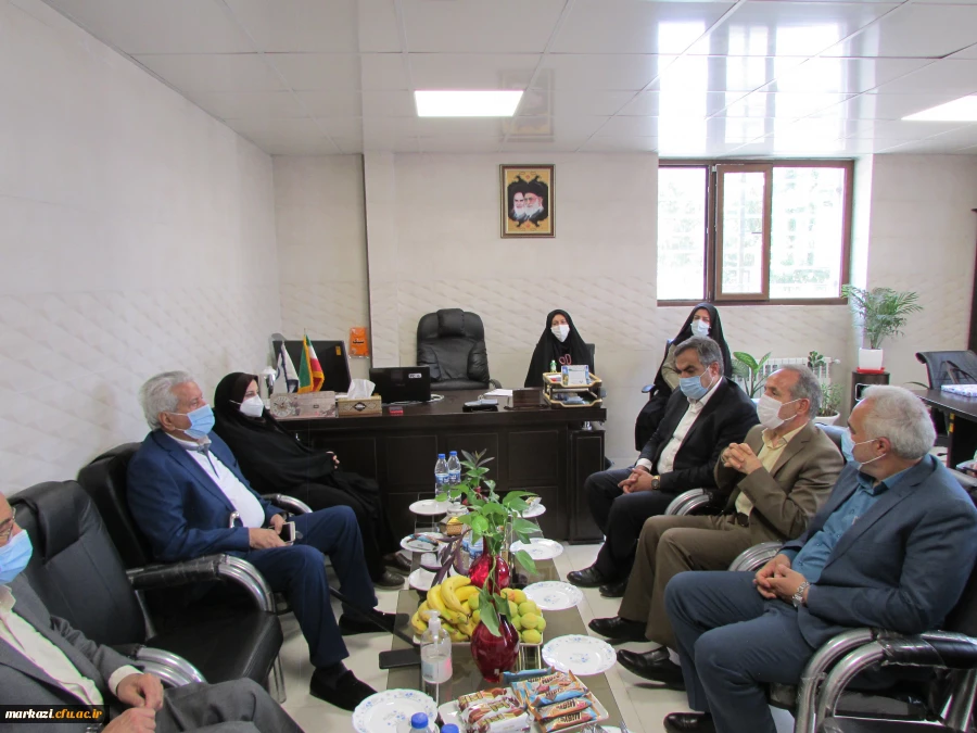 بازدید خیّر نیک اندیش غلامعلی توکلی از دانشگاه فرهنگیان استان مرکزی 8