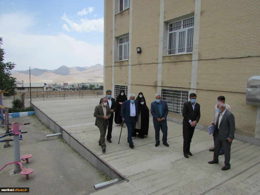 بازدید خیّر نیک اندیش غلامعلی توکلی از دانشگاه فرهنگیان استان مرکزی 11