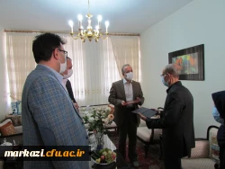 دیدارسرپرست دانشگاه فرهنگیان استان مرکزی با خانواده شهید مدافع سلامت، دکتر غلامحسین نادری 4