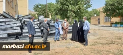 بازدید مدیرکل نوسازی و توسعه و تجهیز مدارس استان مرکزی از پردیس حضرت زینب کبری(س) 2