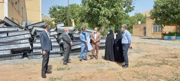 بازدید مدیرکل نوسازی و توسعه و تجهیز مدارس استان مرکزی از پردیس حضرت زینب کبری(س) 2