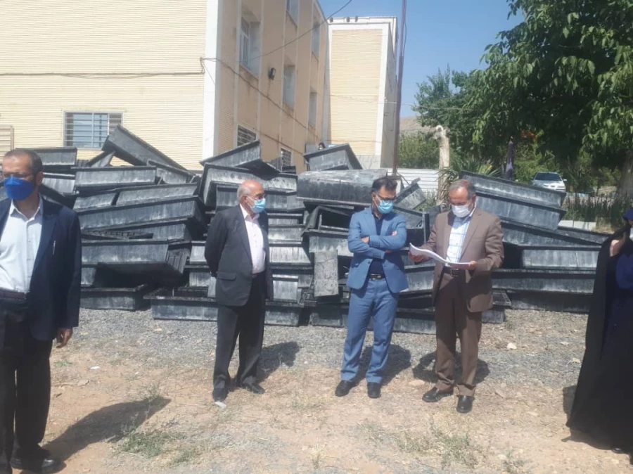 بازدید مدیرکل نوسازی و توسعه و تجهیز مدارس استان مرکزی از پردیس حضرت زینب کبری(س) 7