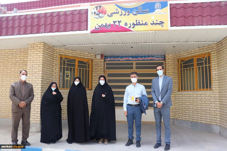 بازدید مدیر کل تربیت بدنی دانشگاه فرهنگیان کشور از پردیس شهید باهنر اراک 4