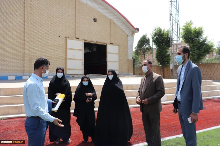 بازدید مدیر کل تربیت بدنی دانشگاه فرهنگیان کشور از پردیس شهید باهنر اراک 6