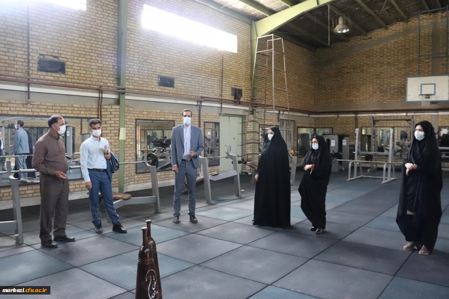بازدید مدیر کل تربیت بدنی دانشگاه فرهنگیان کشور از پردیس شهید باهنر اراک 7