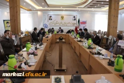 نشست صمیمی رئیس دانشگاه با اعضای هیات علمی پردیس های استان مرکزی 3