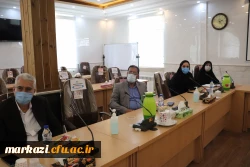 نشست صمیمی رئیس دانشگاه با اعضای هیات علمی پردیس های استان مرکزی 6