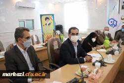 نشست صمیمی رئیس دانشگاه با اعضای هیات علمی پردیس های استان مرکزی 8