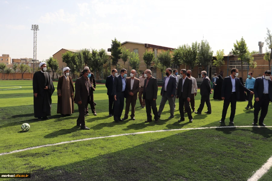 زمین چمن مصنوعی دانشگاه پردیس شهید باهنر اراک افتتاح شد 15