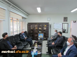 دیدار سرپرست دانشگاه فرهنگیان استان مرکزی با معاون بانک قرض الحسنه رسالت 3