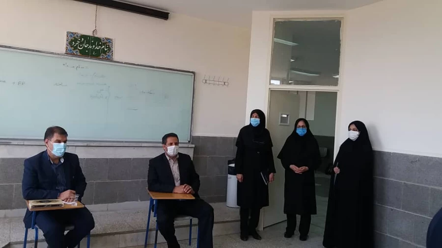 از روند انجام مصاحبه معرفی شدگان چند برابر ظرفیت دانشگاه فرهنگیان استان در پردیس حضرت زینب کبری (س) 4