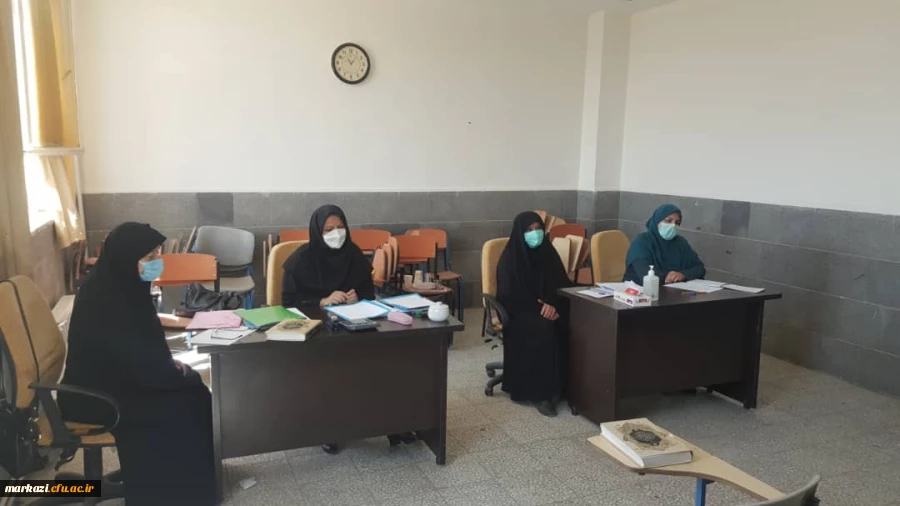 از روند انجام مصاحبه معرفی شدگان چند برابر ظرفیت دانشگاه فرهنگیان استان در پردیس حضرت زینب کبری (س) 6