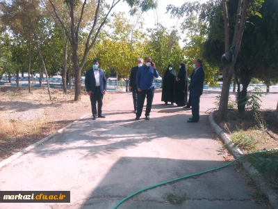 بازدید مدیرکل پشتیبانی سازمان مرکزی دانشگاه فرهنگیان کشور از پردیس های استان مرکزی