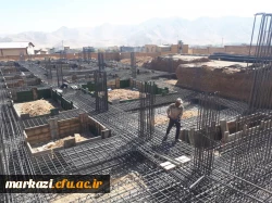 بازدید رئیس مجمع خیرین مدرسه ساز استان مرکزی از پروژه در حال ساخت خوابگاه پردیس زینب کبری (س) 6