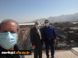 بازدید رئیس مجمع خیرین مدرسه ساز استان مرکزی از پروژه در حال ساخت خوابگاه پردیس زینب کبری (س) 2