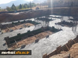 آغاز عملیات بتن ریزی فنداسیون پروژه خوابگاه دانشگاه فرهنگیان پردیس حضرت زینب کبری(س) 3