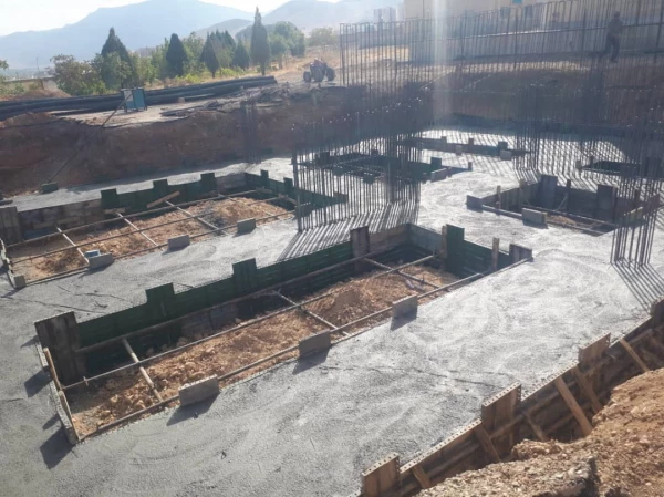 آغاز عملیات بتن ریزی فنداسیون پروژه خوابگاه دانشگاه فرهنگیان پردیس حضرت زینب کبری(س) 3