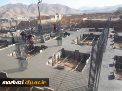 آغاز عملیات بتن ریزی فنداسیون پروژه خوابگاه دانشگاه فرهنگیان پردیس حضرت زینب کبری(س) 4