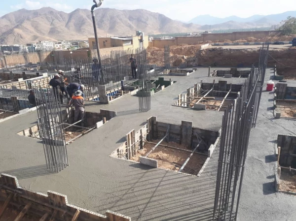 آغاز عملیات بتن ریزی فنداسیون پروژه خوابگاه دانشگاه فرهنگیان پردیس حضرت زینب کبری(س) 4