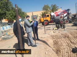 آغاز عملیات بتن ریزی فنداسیون پروژه خوابگاه دانشگاه فرهنگیان پردیس حضرت زینب کبری(س) 5