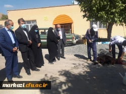 آغاز عملیات بتن ریزی فنداسیون پروژه خوابگاه دانشگاه فرهنگیان پردیس حضرت زینب کبری(س) 7