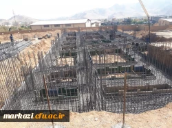 آغاز عملیات بتن ریزی فنداسیون پروژه خوابگاه دانشگاه فرهنگیان پردیس حضرت زینب کبری(س) 8