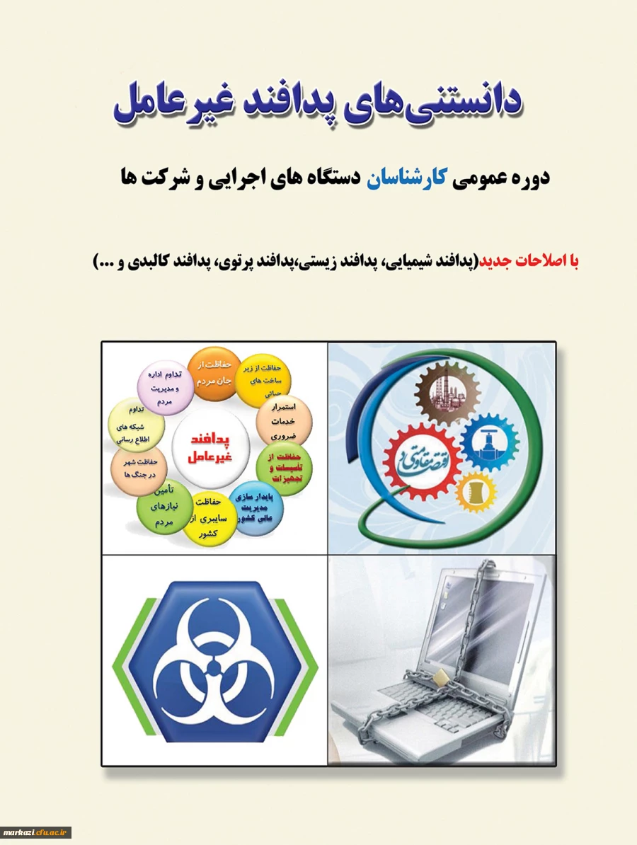 کتاب «دانستنی های پدافند غیرعامل» ویژه دوره عمومی مدیران و کارشناسان   3