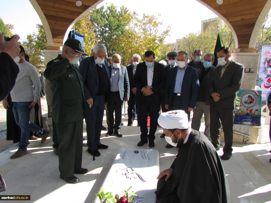 رونمایی یادمان شهید گمنام