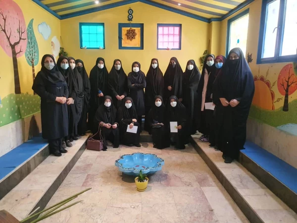 بازدید دانشجویان دانشگاه فرهنگیان استان مرکزی  از کانون پرورش فکری کودکان و نوجوانان استان 6