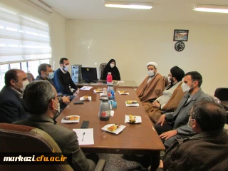 نشست صمیمی دفتر نهاد مقام معظم رهبری وحوزه معاونت دانشجویی پردیس شهید باهنر