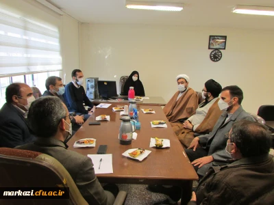 نشست صمیمی دفتر نهاد مقام معظم رهبری وحوزه معاونت دانشجویی پردیس شهید باهنر