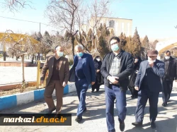 بازدید دفتر برنامه ریزی و عمران سازمان مرکزی از پروژه های در حال ساخت پردیس زینب کبری (س) 2