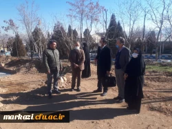 بازدید دفتر برنامه ریزی و عمران سازمان مرکزی از پروژه های در حال ساخت پردیس زینب کبری (س) 9