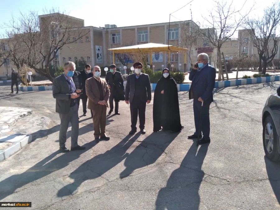 بازدید دفتر برنامه ریزی و عمران سازمان مرکزی از پروژه های در حال ساخت پردیس زینب کبری (س) 10