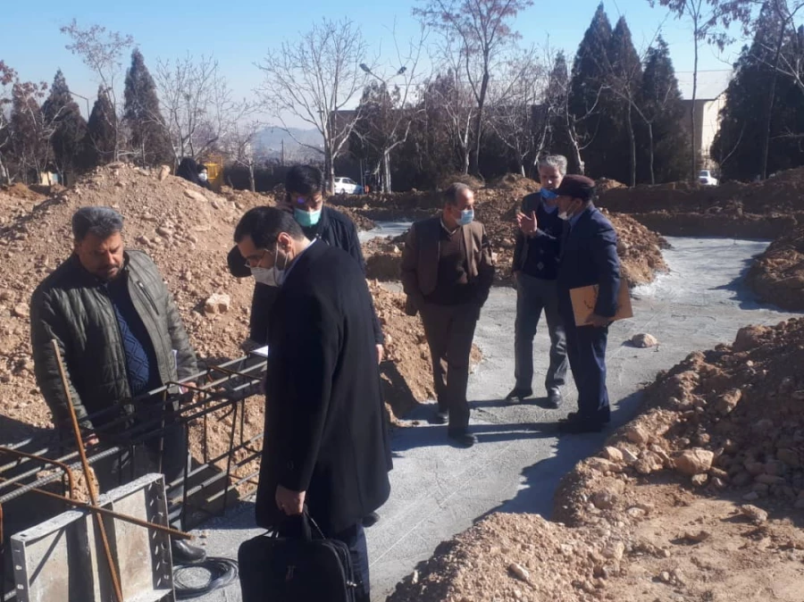 بازدید از پروژه های در حال ساخت پردیس زینب کبری (س) استان مرکزی 4