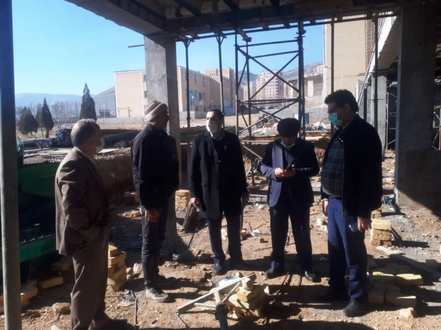 بازدید از پروژه های در حال ساخت پردیس زینب کبری (س) استان مرکزی 5