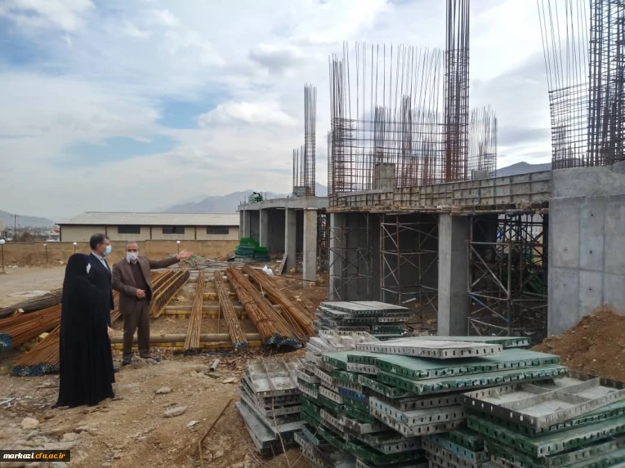 بازدیداز پروژه های در حال ساخت پردیس زینب کبری (س) استان مرکزی 2