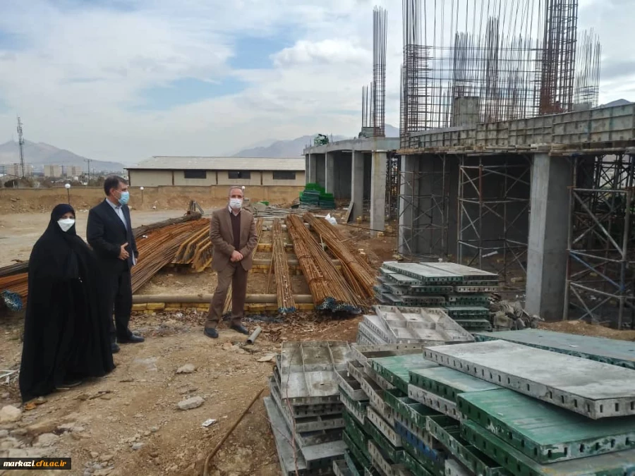 بازدیداز پروژه های در حال ساخت پردیس زینب کبری (س) استان مرکزی 3