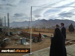 بازدیداز پروژه های در حال ساخت پردیس زینب کبری (س) استان مرکزی 6