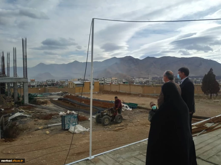 بازدیداز پروژه های در حال ساخت پردیس زینب کبری (س) استان مرکزی 6