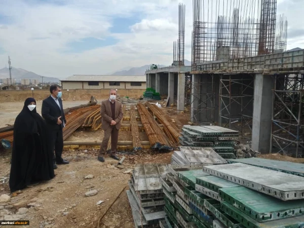 بازدیداز پروژه های در حال ساخت پردیس زینب کبری (س) استان مرکزی 3