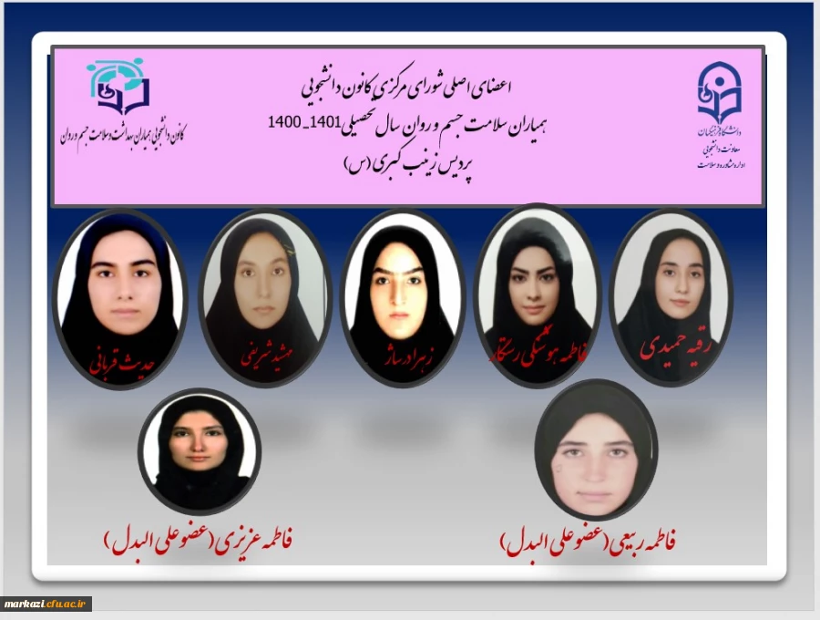 کانون همیاران سلامت جسم و روان پردیس زینب کبری (س) 2