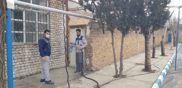 سیستم دوربین های مداربسته دانشگاه به شبکه فیبر نوری متصل شد 3