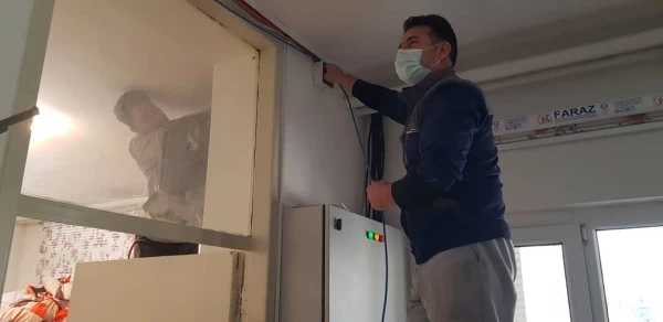 سیستم دوربین های مداربسته دانشگاه به شبکه فیبر نوری متصل شد 6