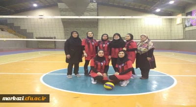 کسب مقام چهارم تیم والیبال دختران دانشگاه فرهنگیان استان مرکزی
