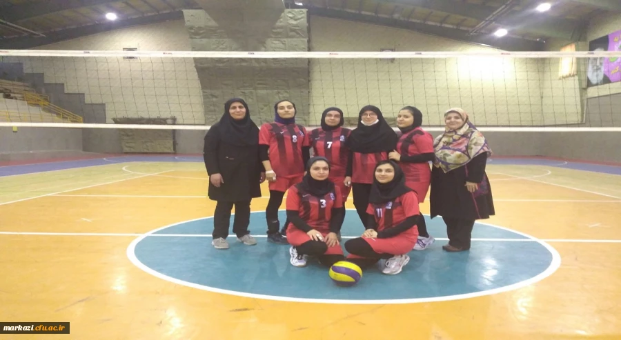 کسب مقام چهارم تیم والیبال دختران دانشگاه فرهنگیان استان مرکزی 2
