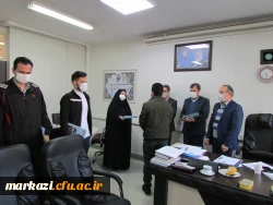 جلسه تکریم و معارفه اعضای شورای مرکزی کانون همیاران سلامت پردیس شهید باهنر برگزار شد 3